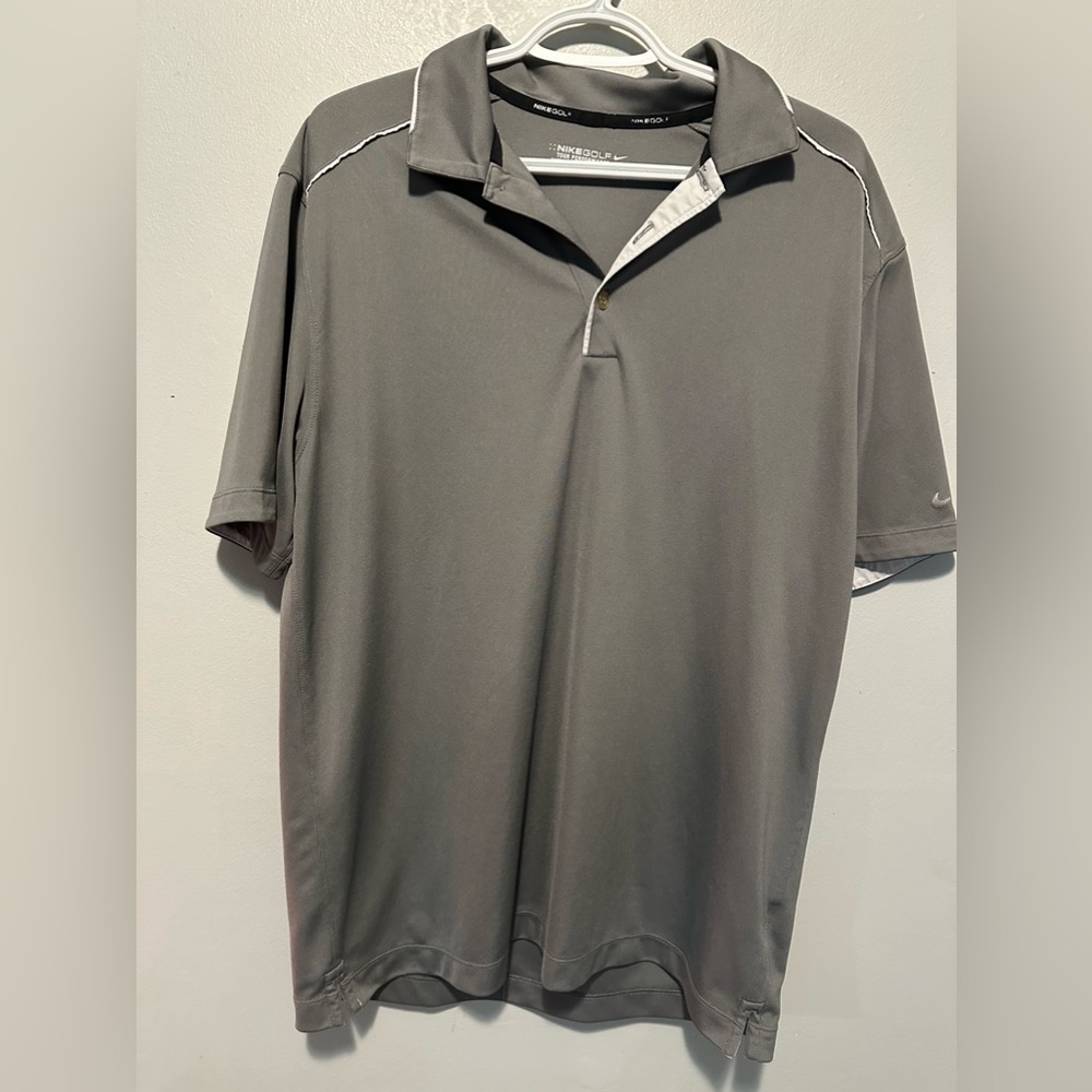 Nike Golf Gray Men's Polo Shirt size XL